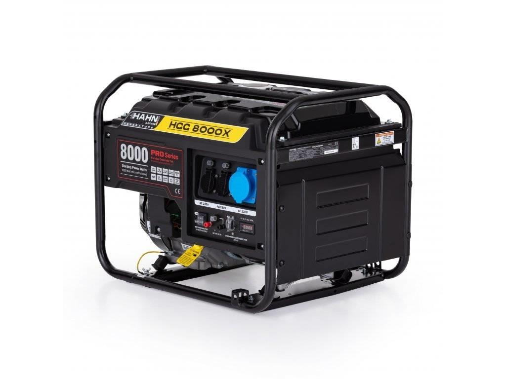 Hahn & Sohn HGG 8000 X Benzingeneratorer