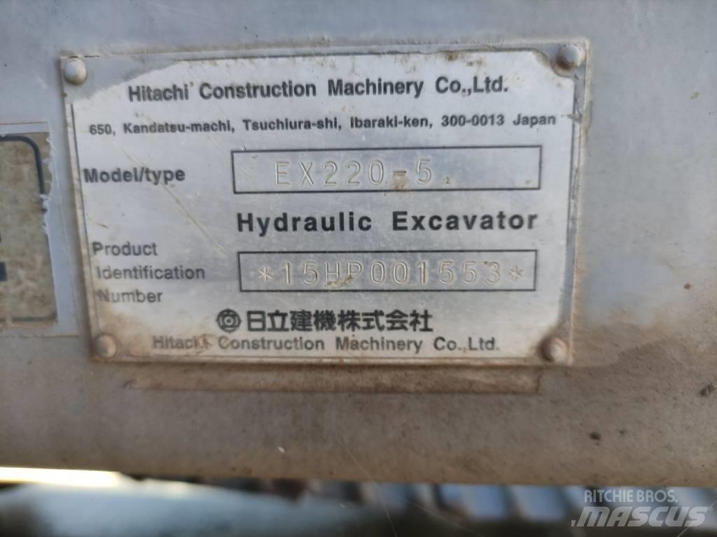 Hitachi EX 220-5 Gravemaskiner på larvebånd