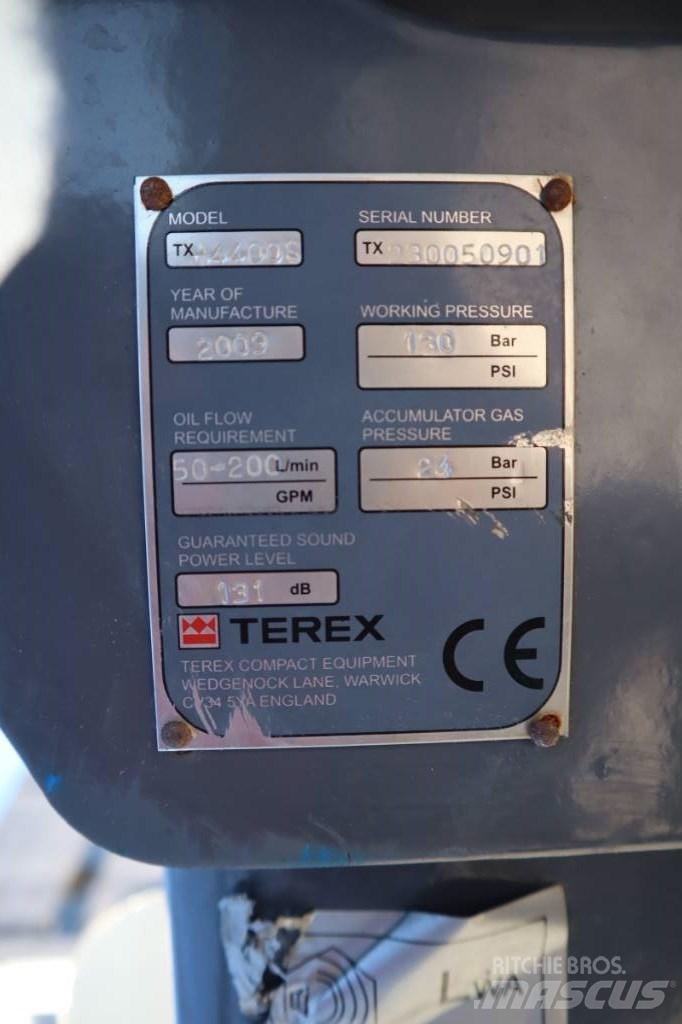 Terex TXH4400 Hydraulik / Trykluft hammere