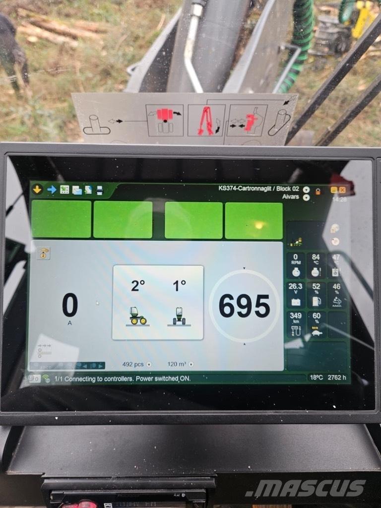 John Deere 1270G 8WD Skovningsmaskiner