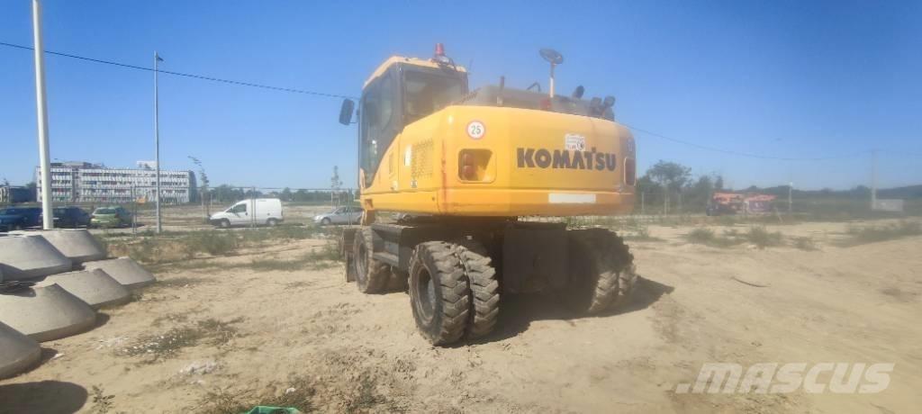 Komatsu PW 140-7 Gravemaskiner på hjul