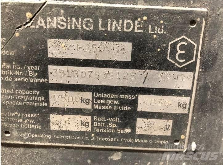 Linde H25D Diesel gaffeltrucks