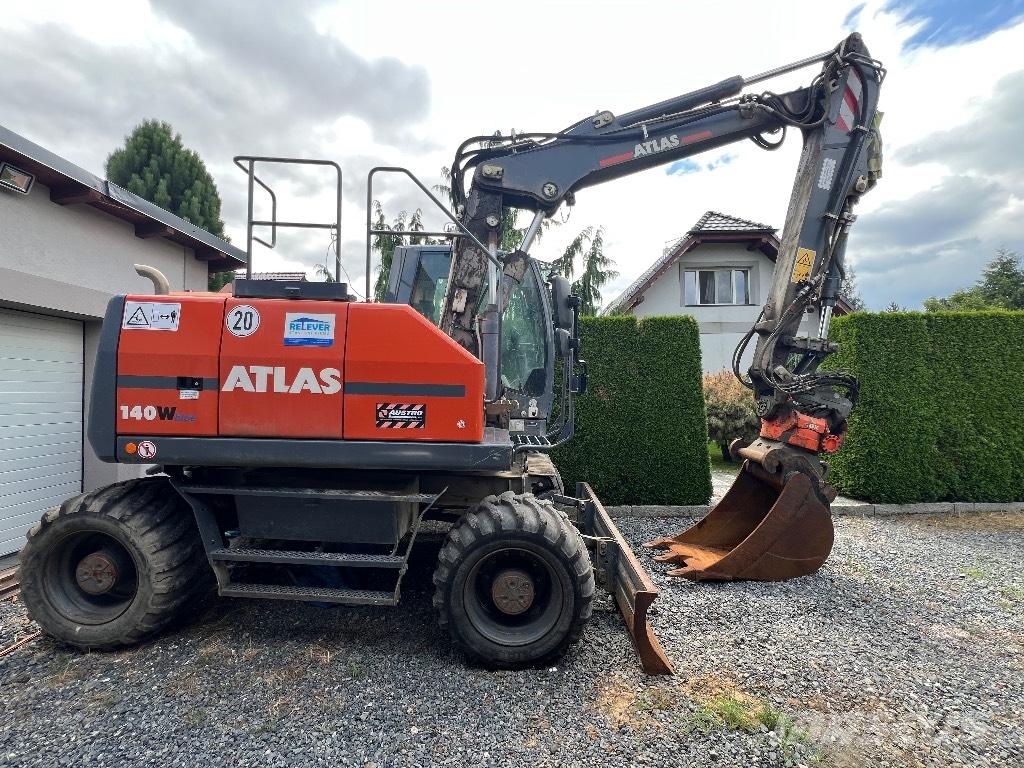 Atlas 140 W Gravemaskiner på hjul