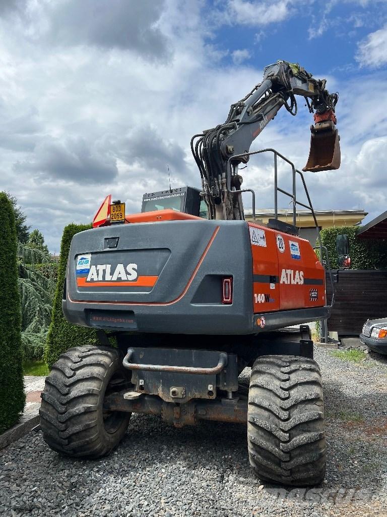 Atlas 140 W Gravemaskiner på hjul