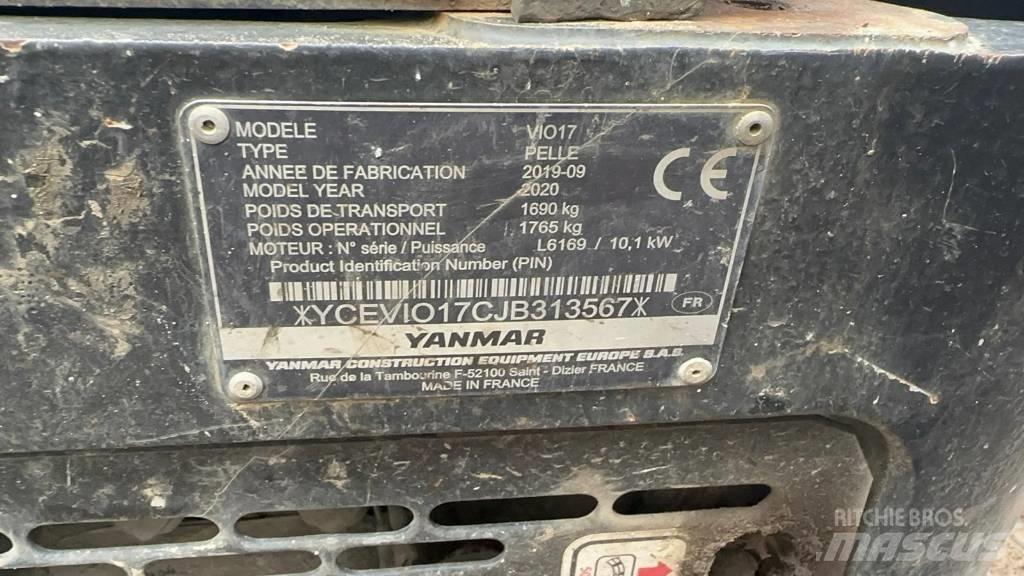 Yanmar Vio 17 Minigravemaskiner