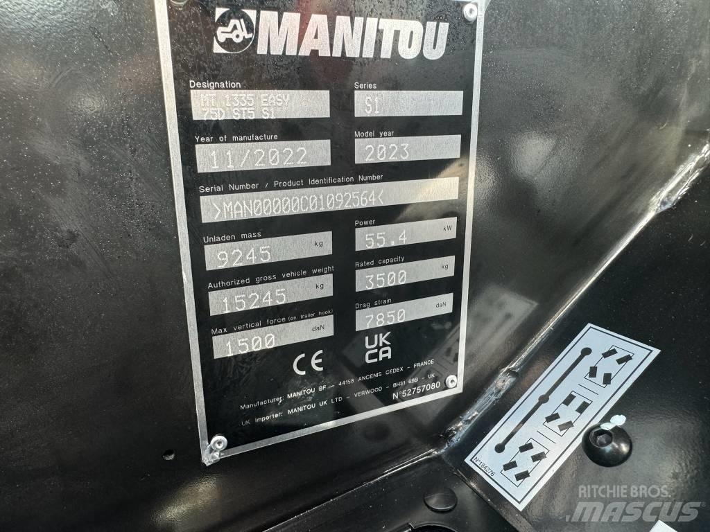Manitou MT 1335 Teleskoplæssere