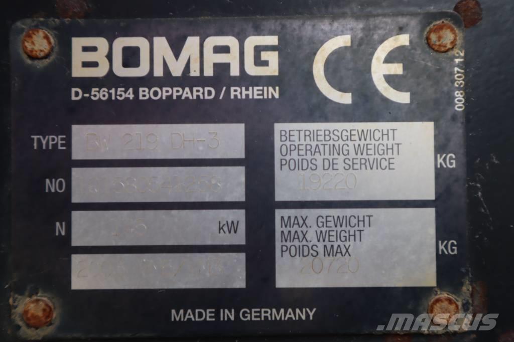 Bomag BW 219 DH-3 Enkelt tromle