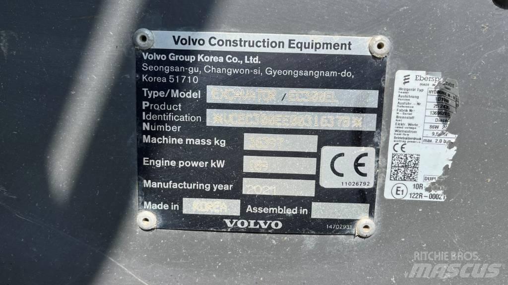 Volvo EC300EL Gravemaskiner på larvebånd
