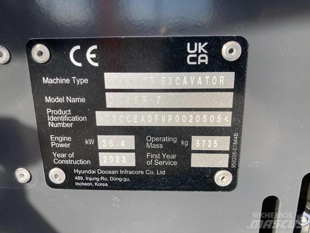 Develon DX 55 R-7 Minigravemaskiner