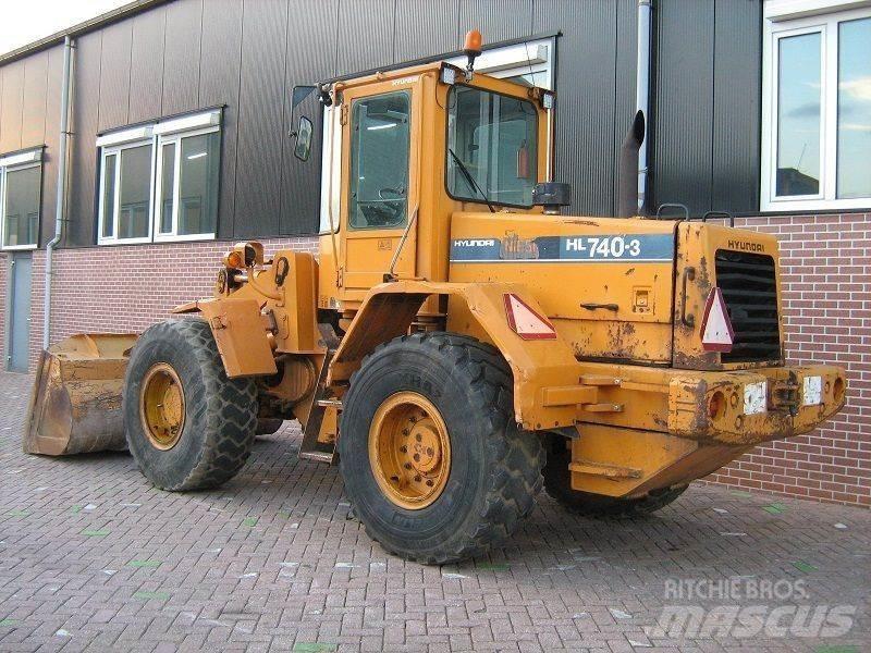 Hyundai HL740-3 Læssemaskiner på hjul