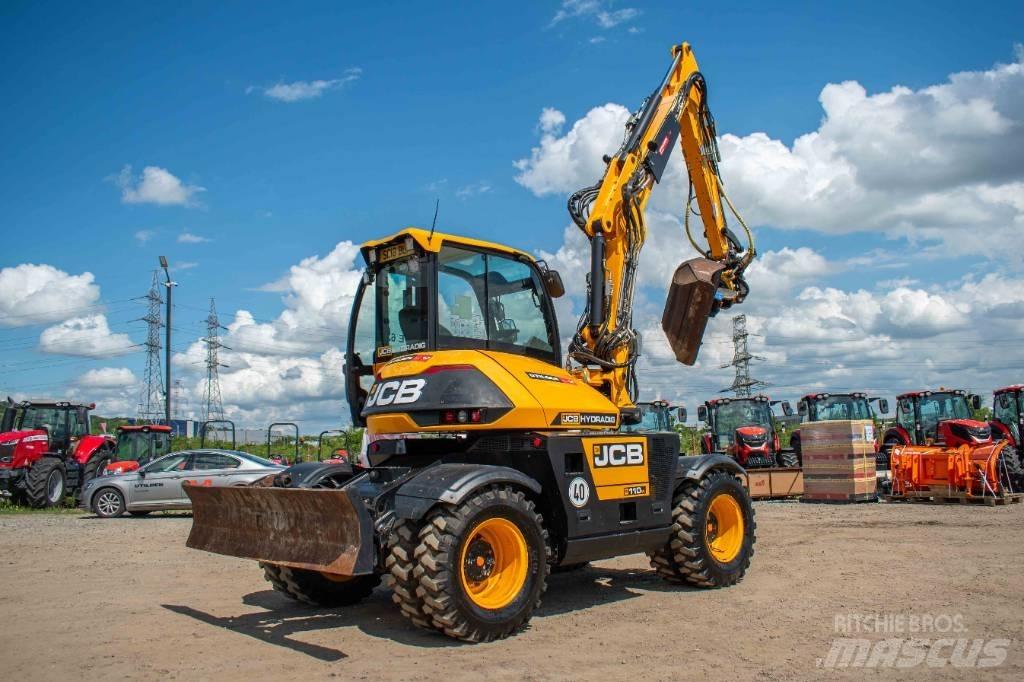 JCB Hydradig 110 W Gravemaskiner på hjul