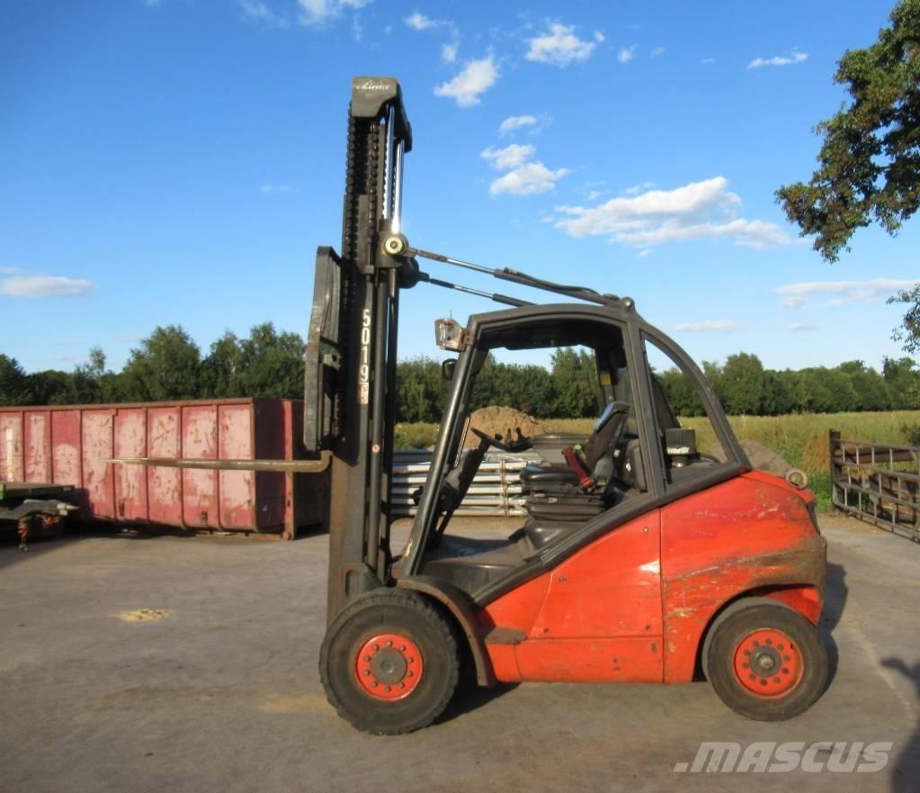 Linde H 50 D Diesel gaffeltrucks