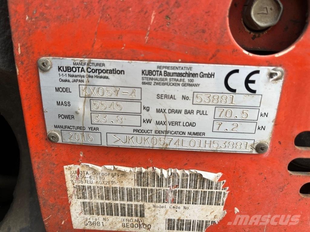 Kubota KX 057-4 Minigravemaskiner