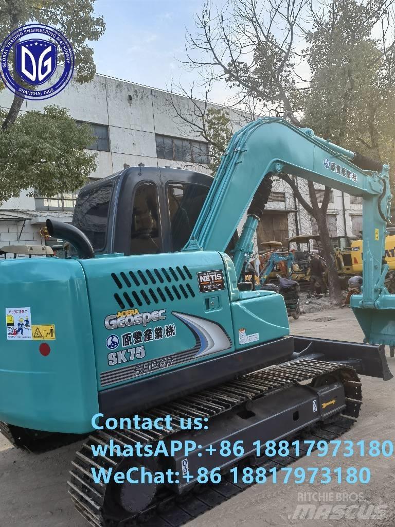 Kobelco SK75-8 Gravemaskiner på larvebånd