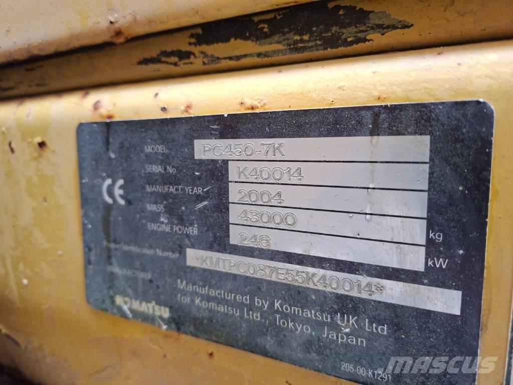Komatsu PC 450-7 Gravemaskiner på larvebånd