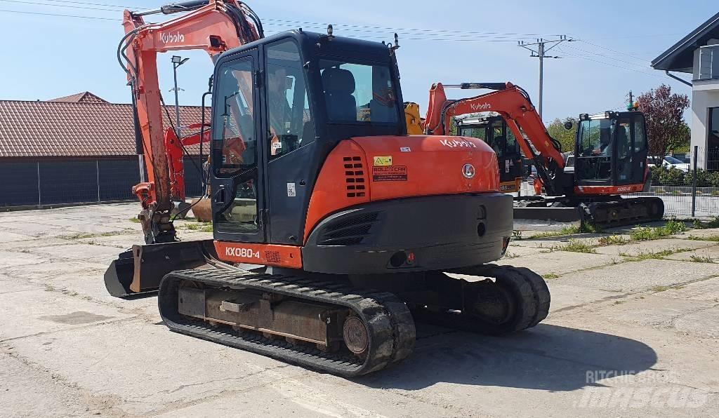 Kubota KX 080-4 Midi-gravemaskiner 7t - 12t