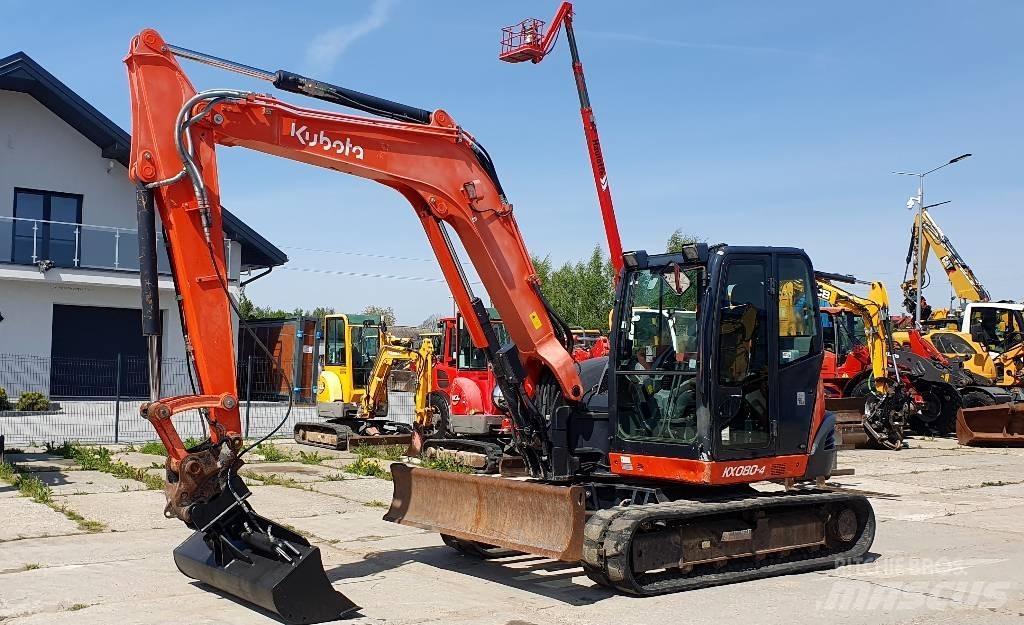 Kubota KX 080-4 Midi-gravemaskiner 7t - 12t