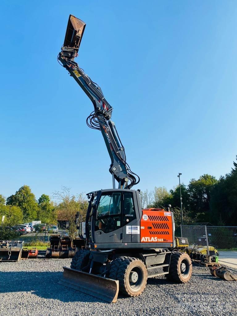 Atlas 165 WSR Gravemaskiner på hjul