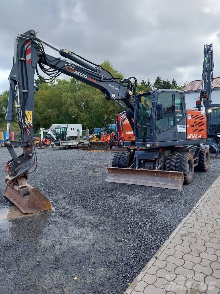 Atlas 165 WSR Gravemaskiner på hjul