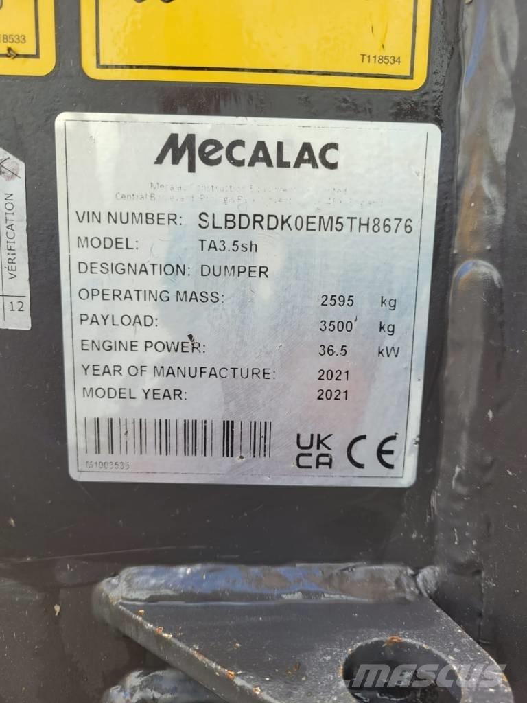 Mecalac TA 3.5 Dumpere