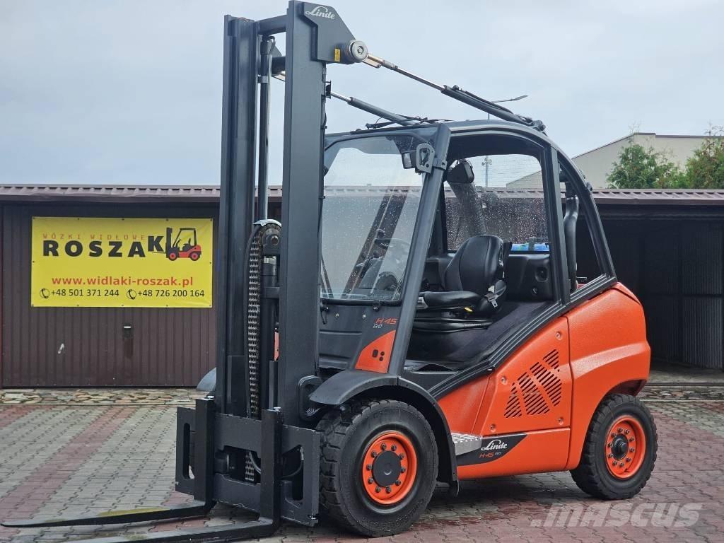 Linde H45T-02 LPG gaffeltrucks