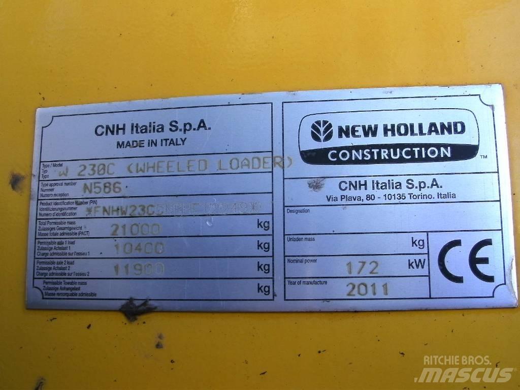 New Holland W 230 C Læssemaskiner på hjul