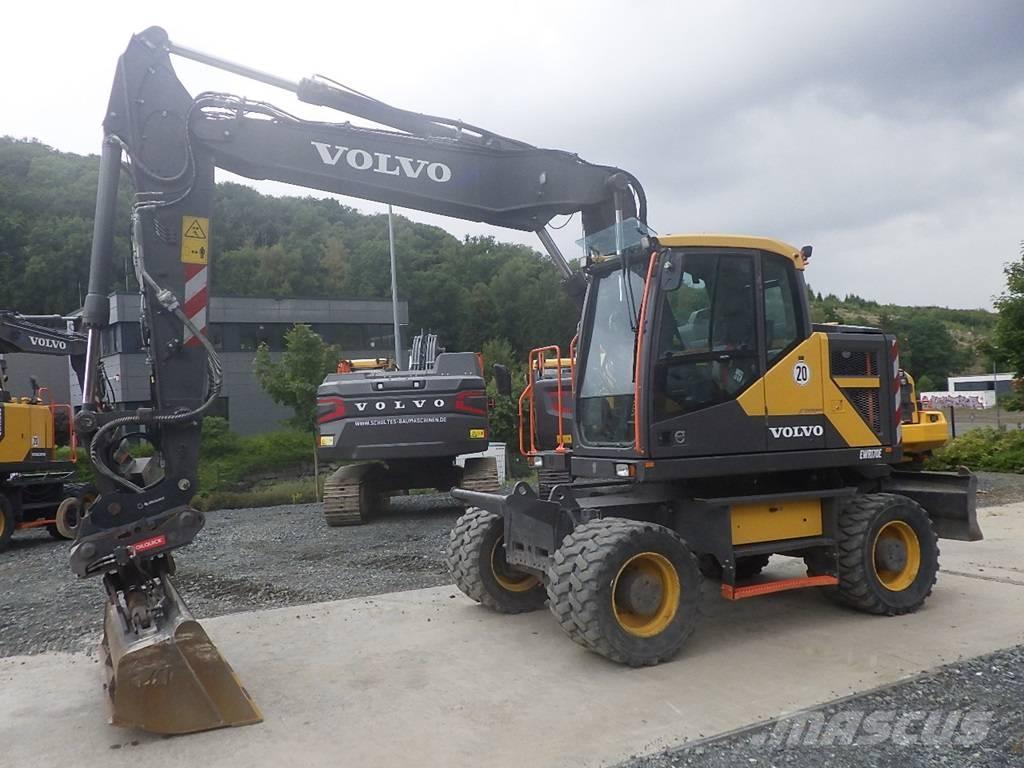 Volvo EWR 170 E Gravemaskiner på hjul