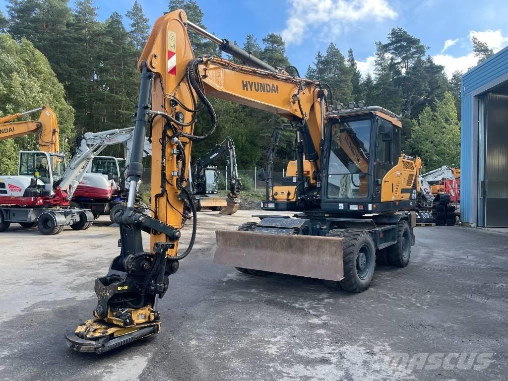 Hyundai HW 160 Gravemaskiner på hjul