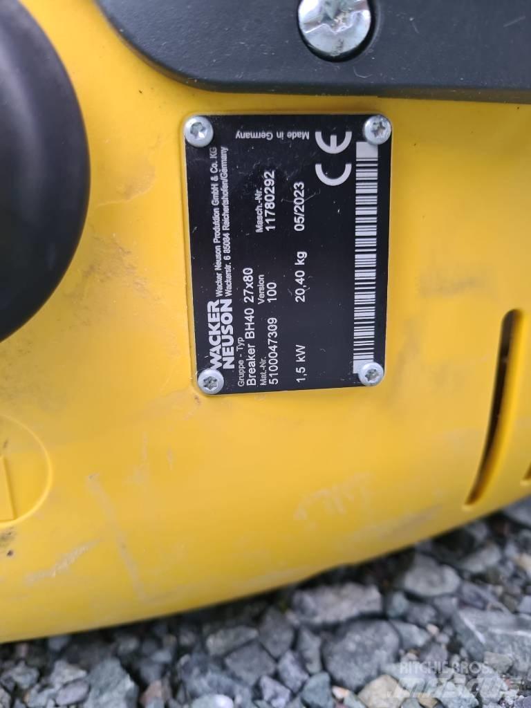 Wacker Neuson BH40 Hydraulik / Trykluft hammere