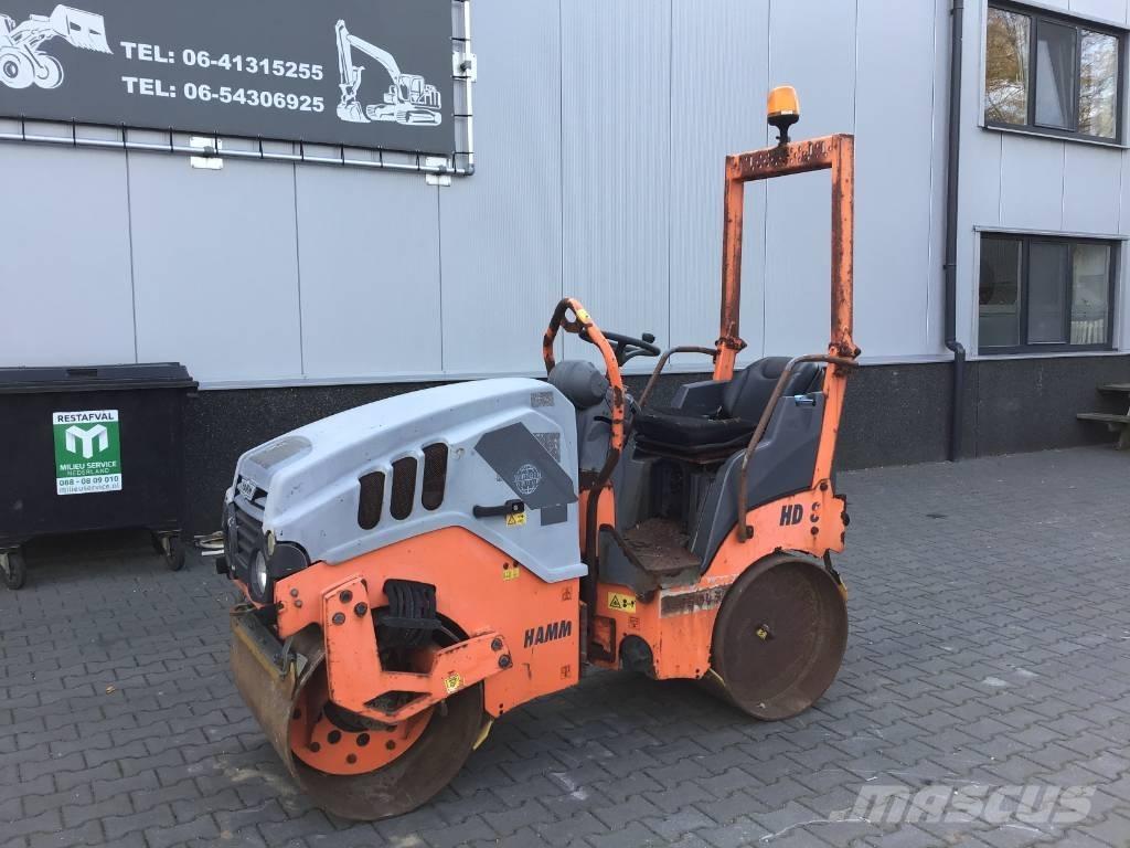 Hamm HD 8 VV Tvilling tromle