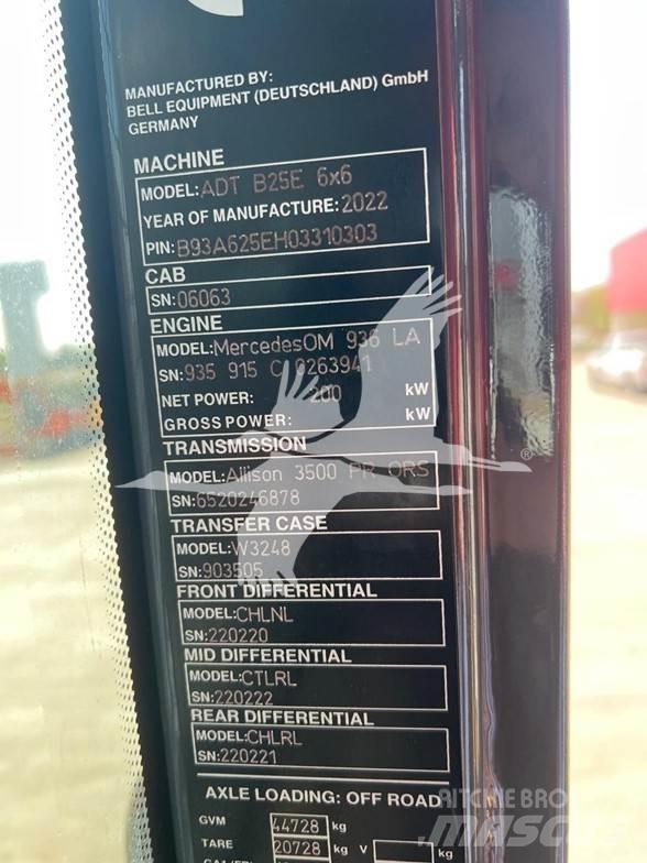 Bell B25E Terrængående lastbiler