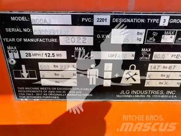 JLG 800AJ Bomlifte med knækarm