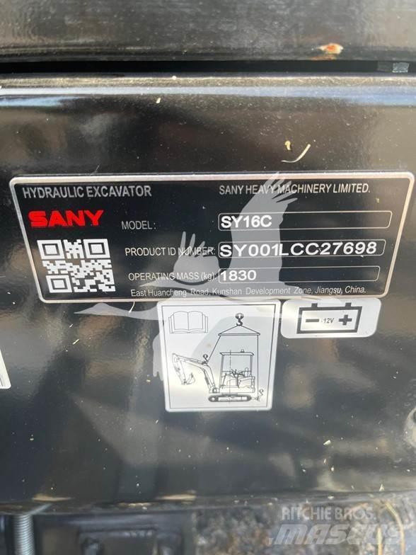 Sany SY16C Minigravemaskiner