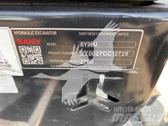 Sany SY26U Minigravemaskiner