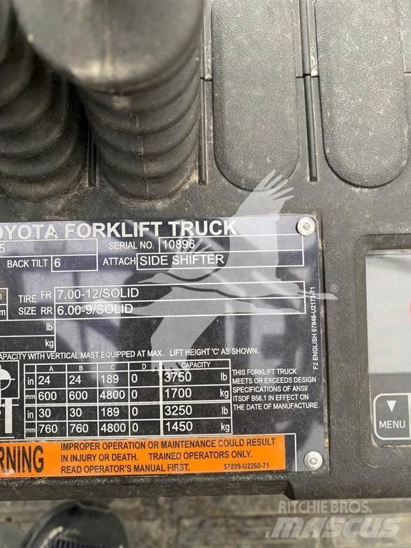 Toyota 8FGU25 Diesel gaffeltrucks