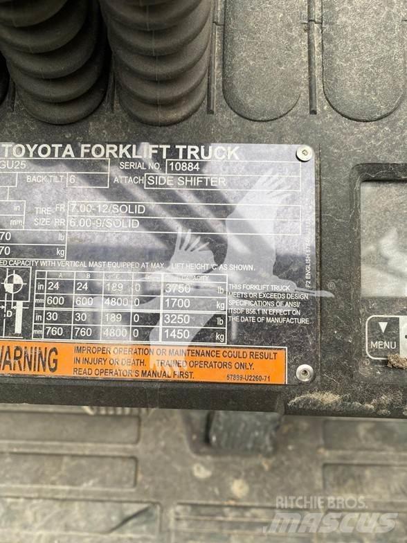 Toyota 8FGU25 Diesel gaffeltrucks