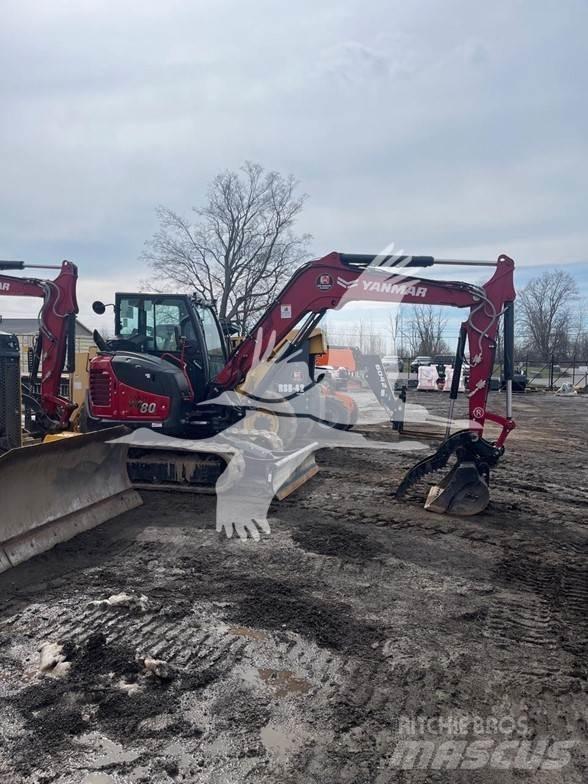 Yanmar VIO80 Gravemaskiner på larvebånd