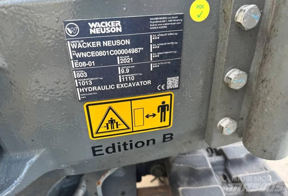 Wacker Neuson 803 Gravemaskiner på larvebånd