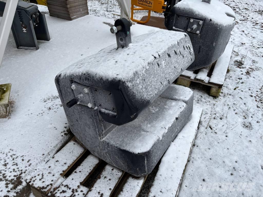  Lisäpaino 1000kg Frontvægte