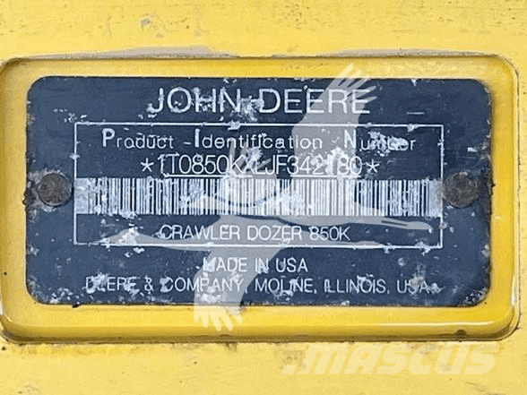 John Deere 850K Bulldozer på larvebånd
