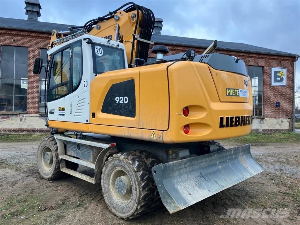 Liebherr A920 Gravemaskiner på hjul