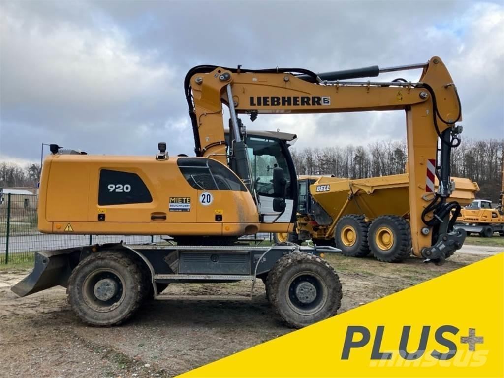 Liebherr A920 Gravemaskiner på hjul