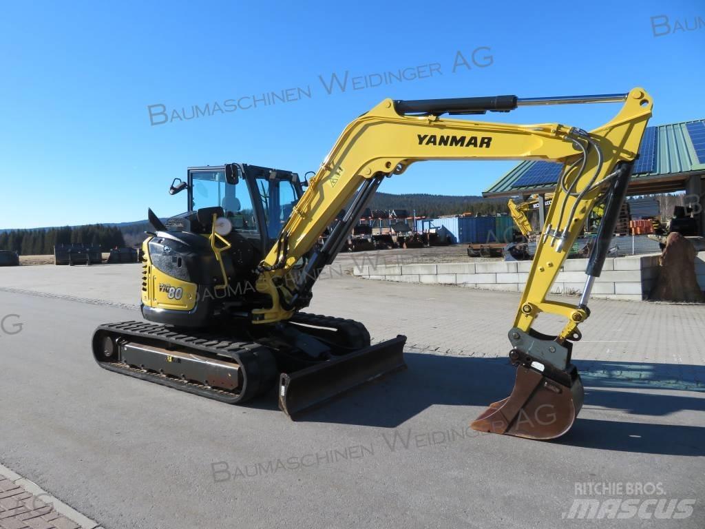 Yanmar Vio 80 Midi-gravemaskiner 7t - 12t