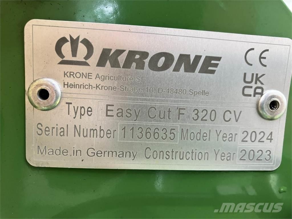 Krone EC F 320 CV Græsslåmaskiner