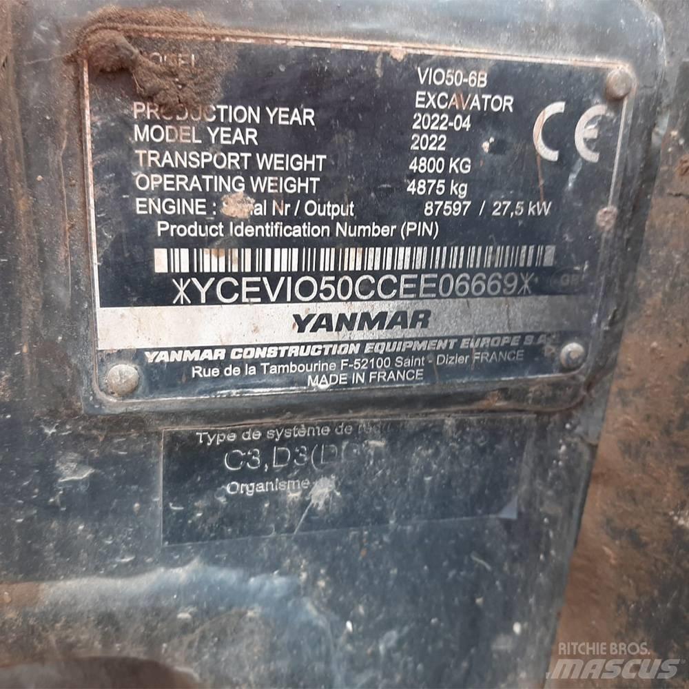 Yanmar Vio 50 Minigravemaskiner
