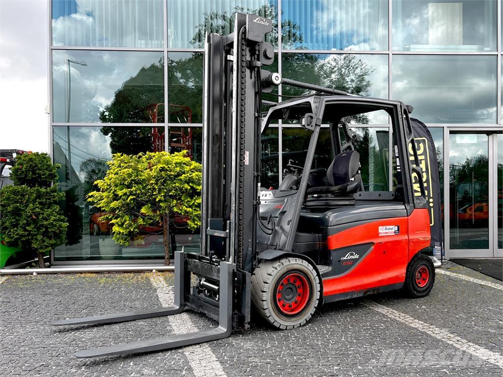 Linde E50HL-01/600 El gaffeltrucks