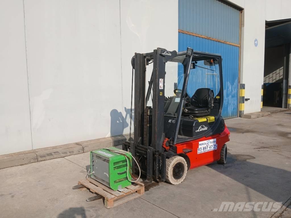Linde E16P-02 El gaffeltrucks