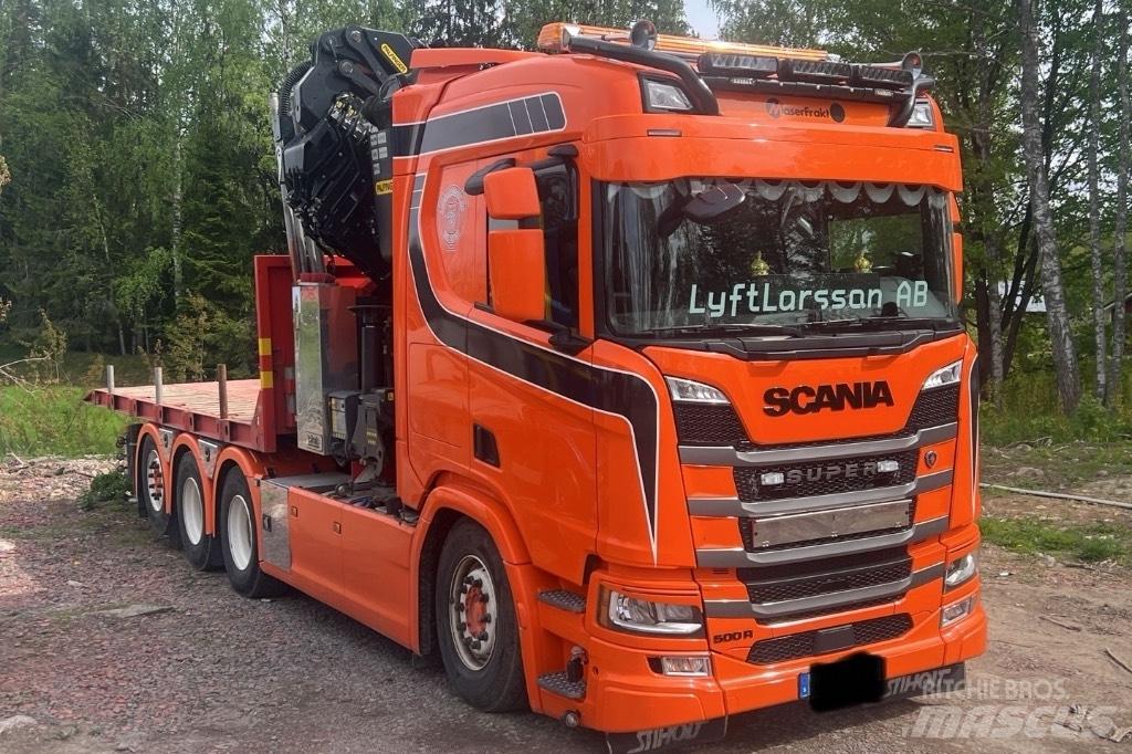 Scania R 500 Lastbil med kran