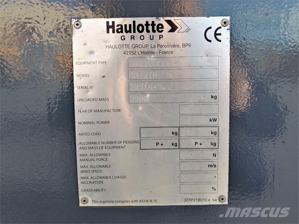 Haulotte HA12IP Bomlifte med knækarm