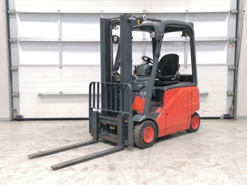 Linde E16PH-01 El gaffeltrucks